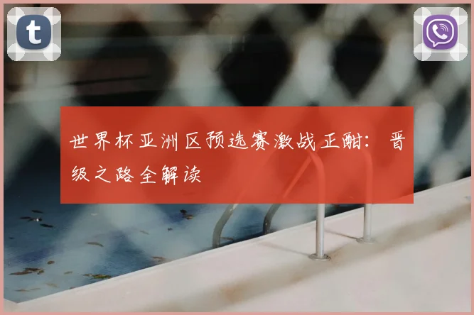 世界杯亚洲区预选赛激战正酣：晋级之路全解读